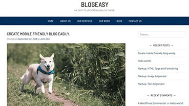 Blog Easy Free Theme